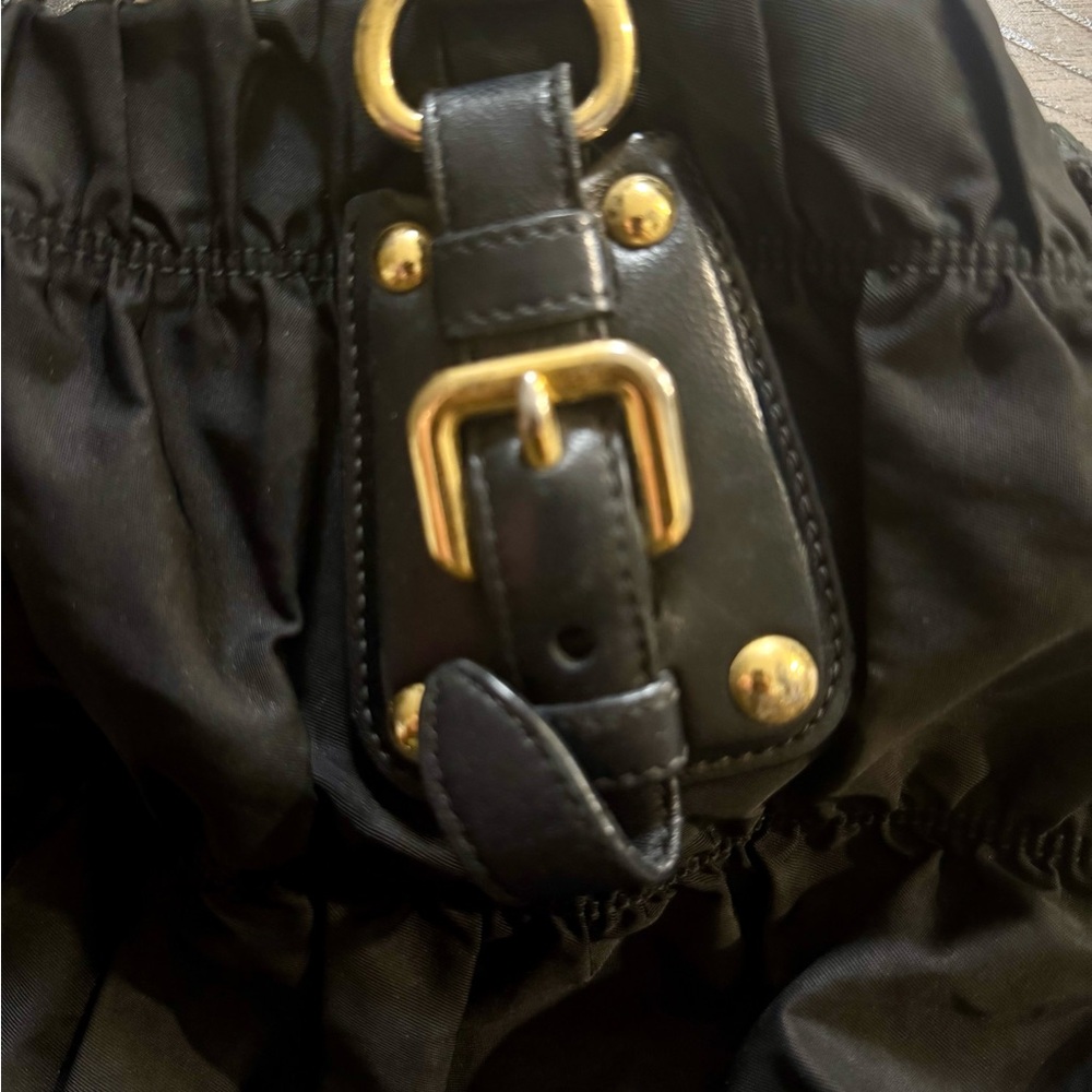 Prada Gaufre Leather Shopping Tote Bag Nylon - Picture 11 of 14